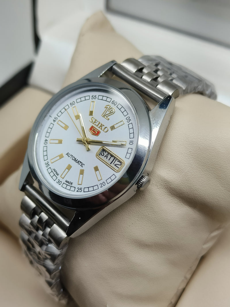 Seiko 5 Vintage Automatic – Cleaned & Adjusted Movement