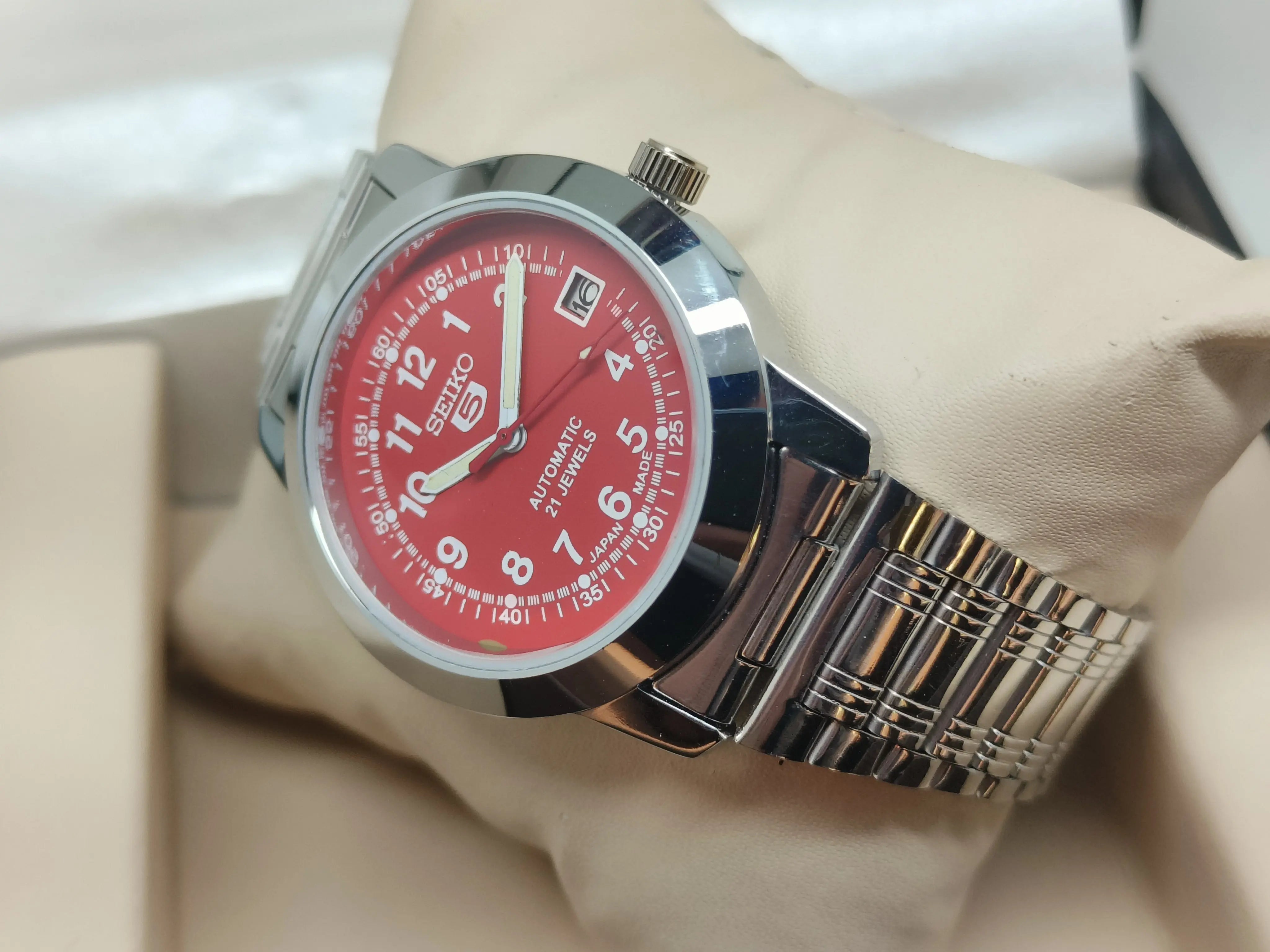 Japanese Seiko 5 Vintage – Refurbished Original Movement National Watches