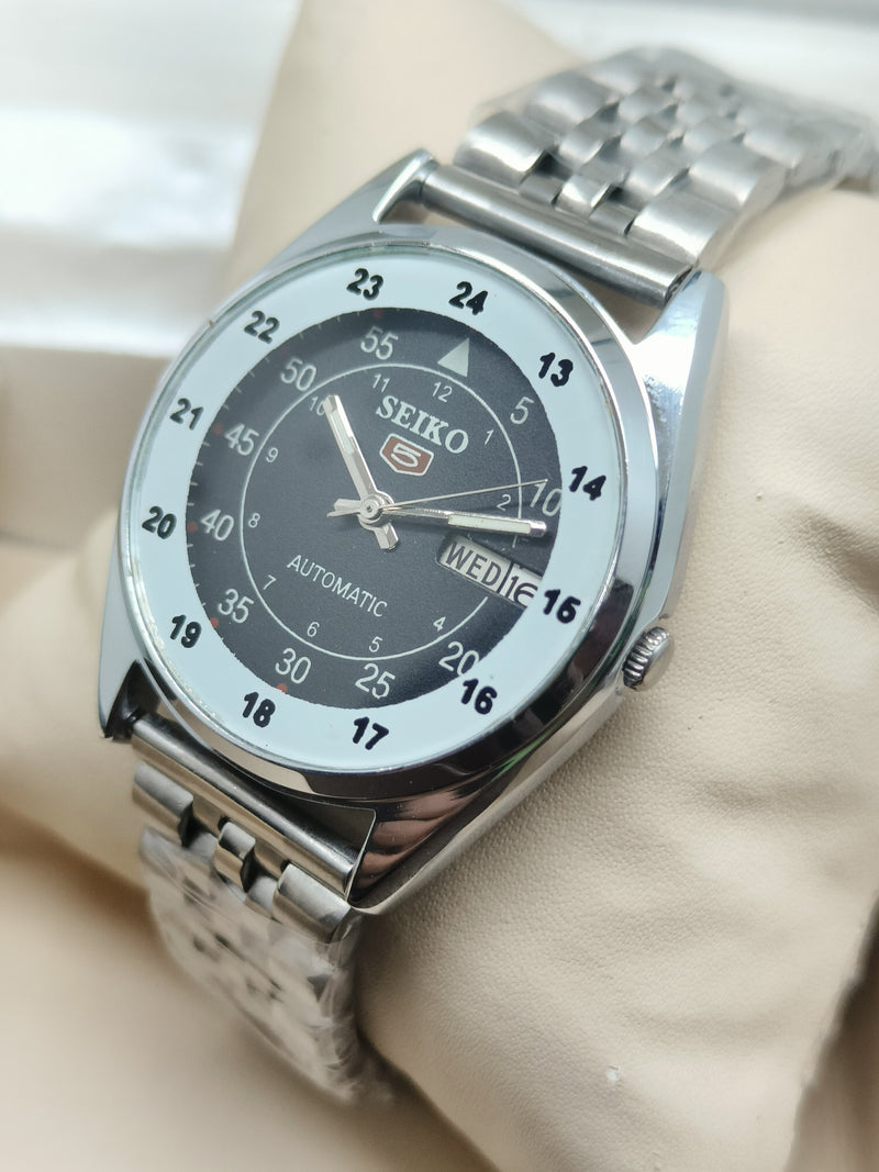 Seiko 5 Vintage 37mm Automatic – Refurbished Classic