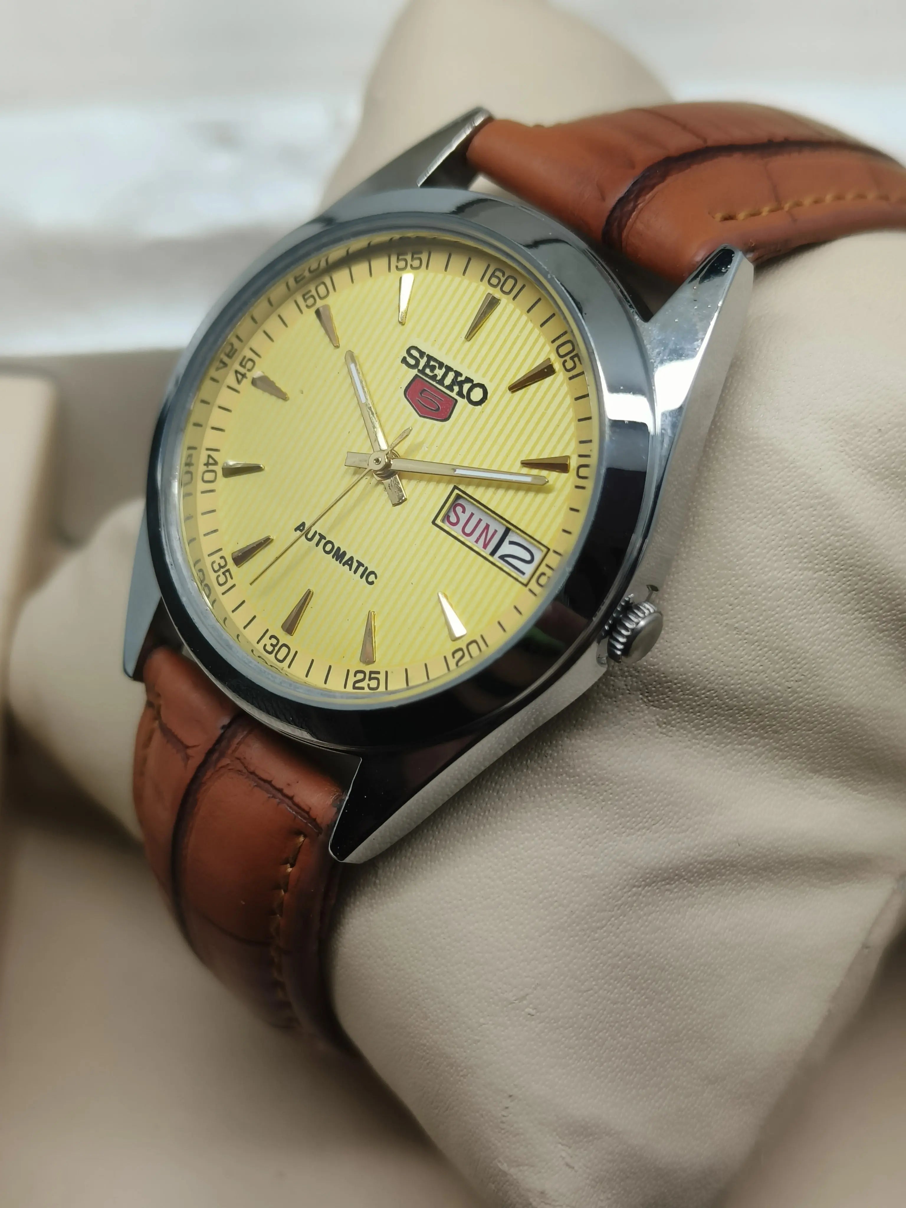Seiko 5 Vintage Green Dial – Fully Refurbished Watch National Watches