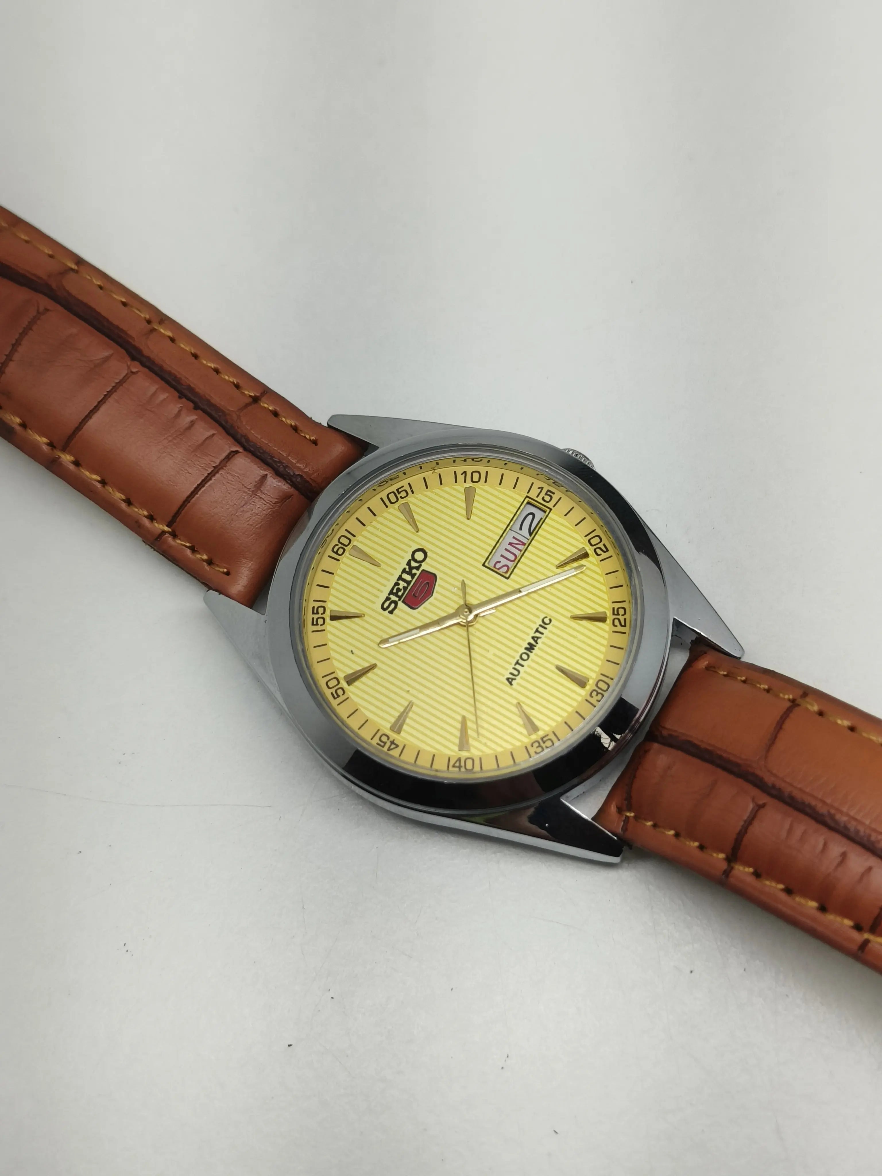 Seiko 5 Vintage Green Dial – Fully Refurbished Watch National Watches