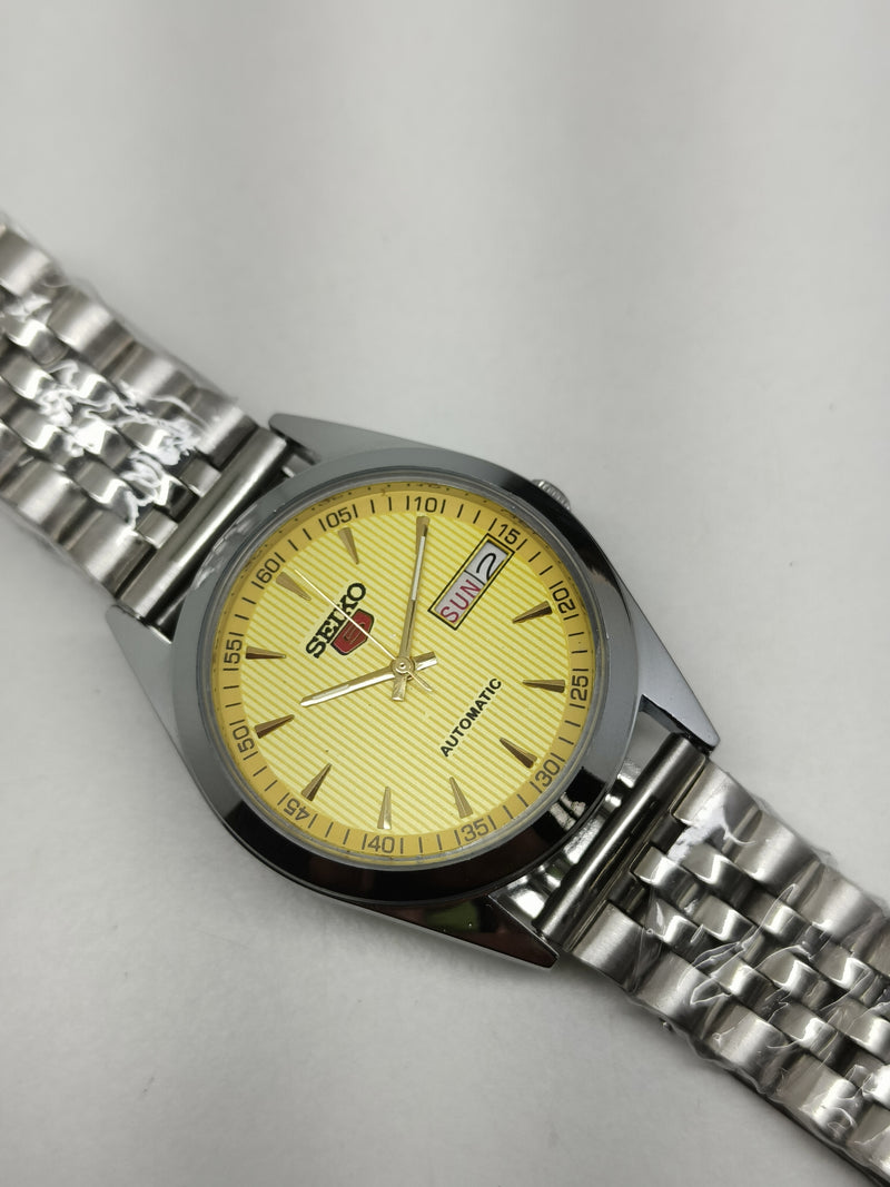 Seiko 5 Vintage Gold Tone – Refurbished & Polished