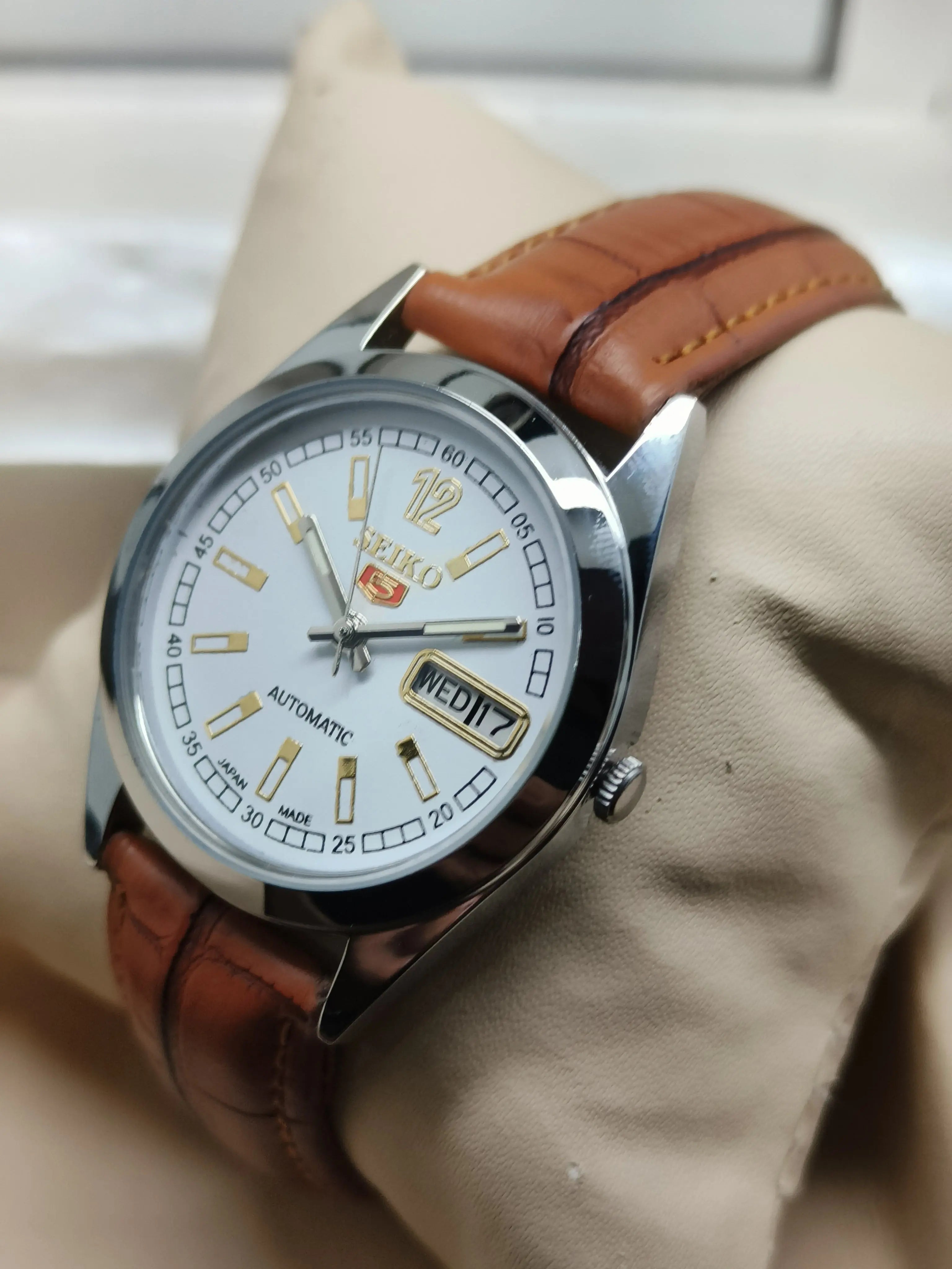 Seiko 5 Vintage Automatic NOS Style – Refurbished Watch National Watches