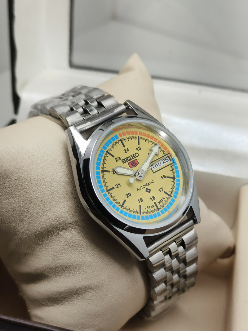 Seiko 5 Vintage Pilot Crown – Restored Heritage Piece