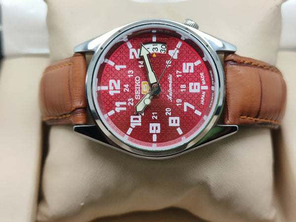 Seiko 5 Vintage Orange Dial – Restored Statement Watch