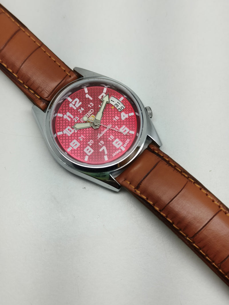 Seiko 5 Vintage Orange Dial – Restored Statement Watch