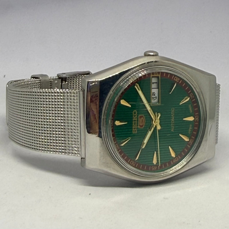 Rare Seiko 5 Watch | Refurbished Original Japan Movement | Collectible Retro Style