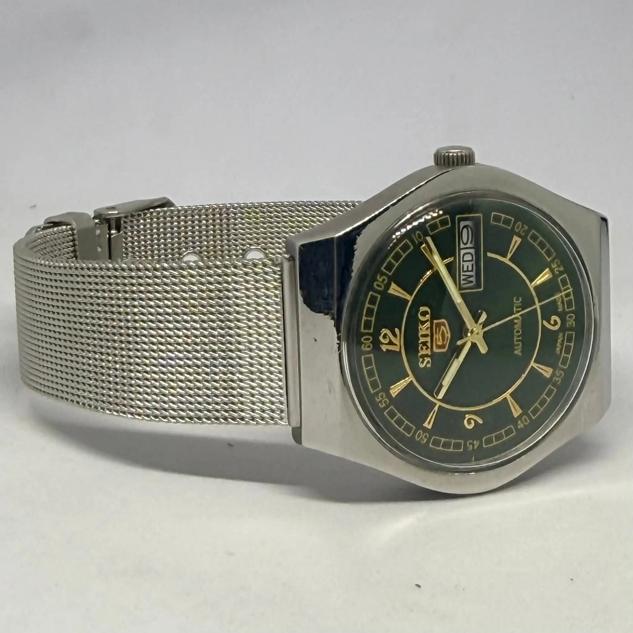 Vintage Seiko 5 Japan | Fully Refurbished Automatic Watch | Elegant Men’s Gift National Watches
