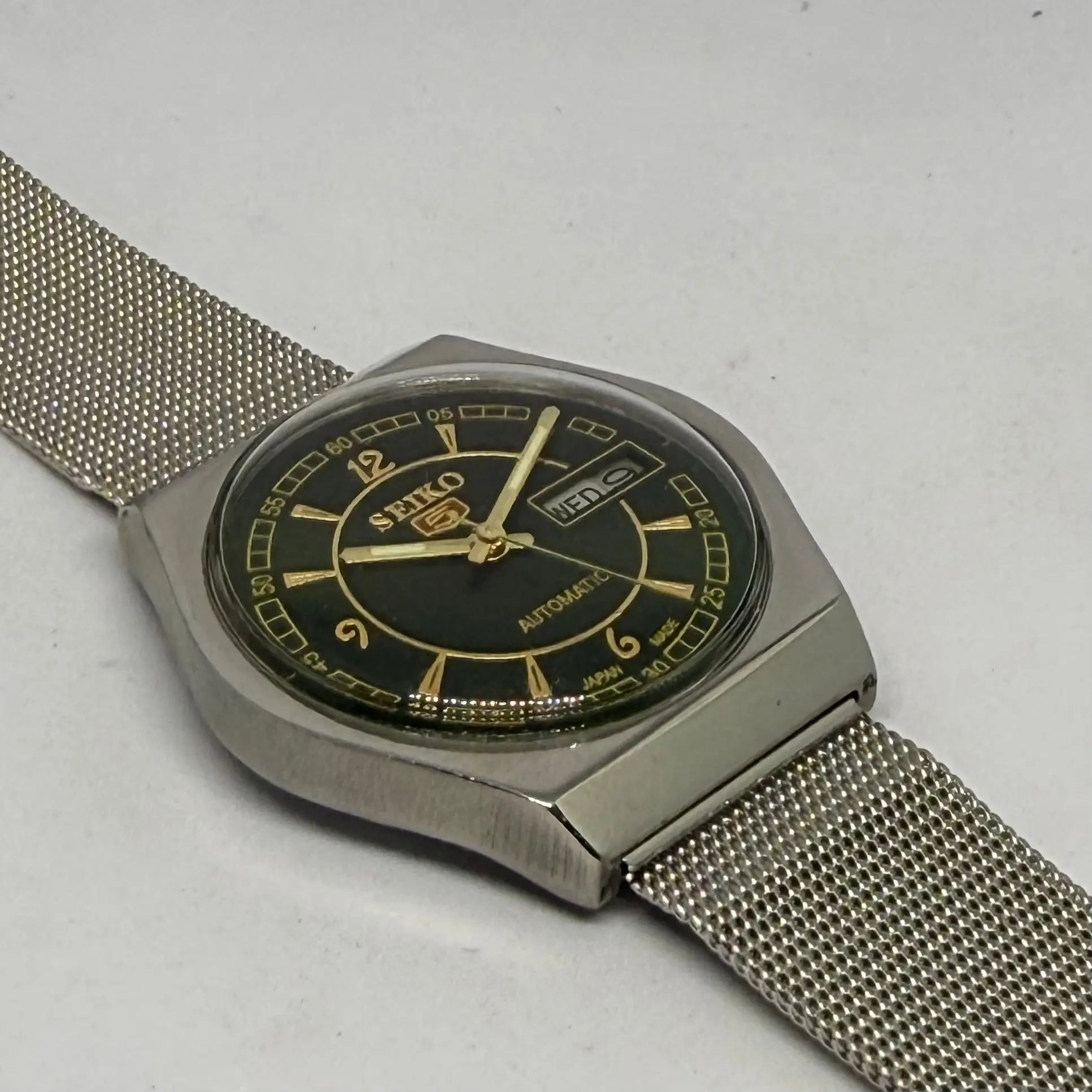 Vintage Seiko 5 Japan | Fully Refurbished Automatic Watch | Elegant Men’s Gift National Watches
