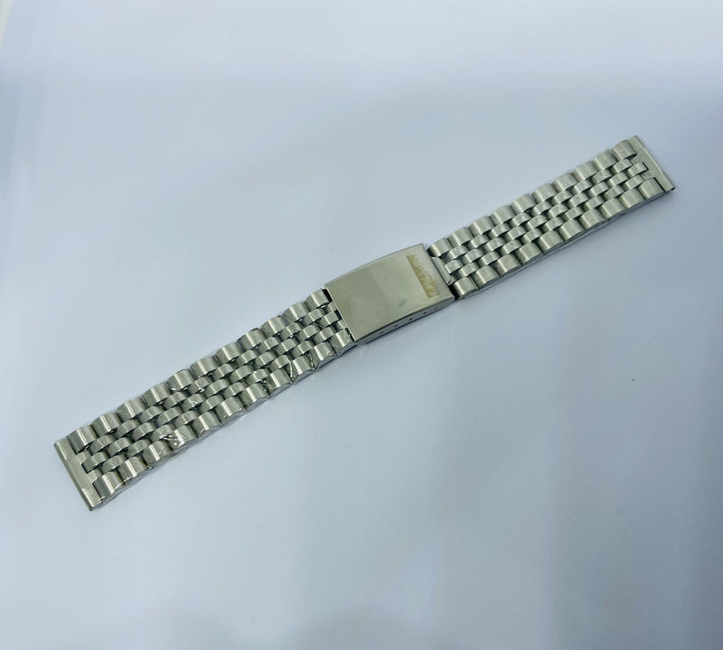 Seiko 5 Jubilee Bracelet 18mm – Stainless Steel with Original Seiko Logo Print | Vintage Replacement Strap