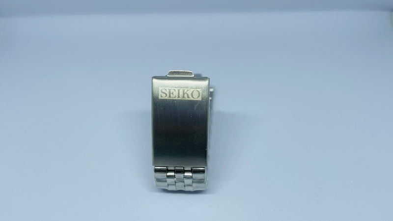 Seiko 5 Jubilee Bracelet 18mm – Stainless Steel with Original Seiko Logo Print | Vintage Replacement Strap