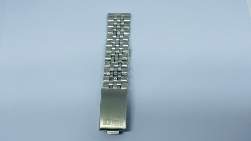 Seiko 5 Jubilee Bracelet 18mm – Stainless Steel with Original Seiko Logo Print | Vintage Replacement Strap
