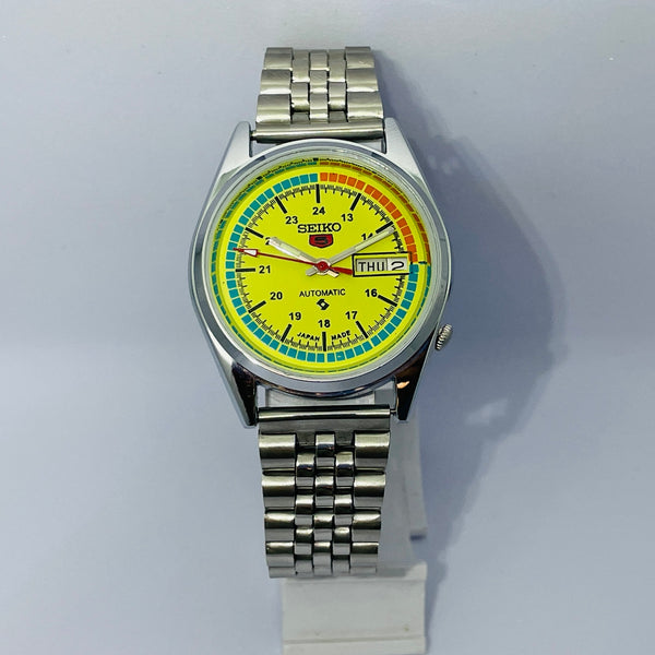 Seiko 5 Automatic Vintage Watch – Refurbished | Japan Made | Timeless Men’s Classic
