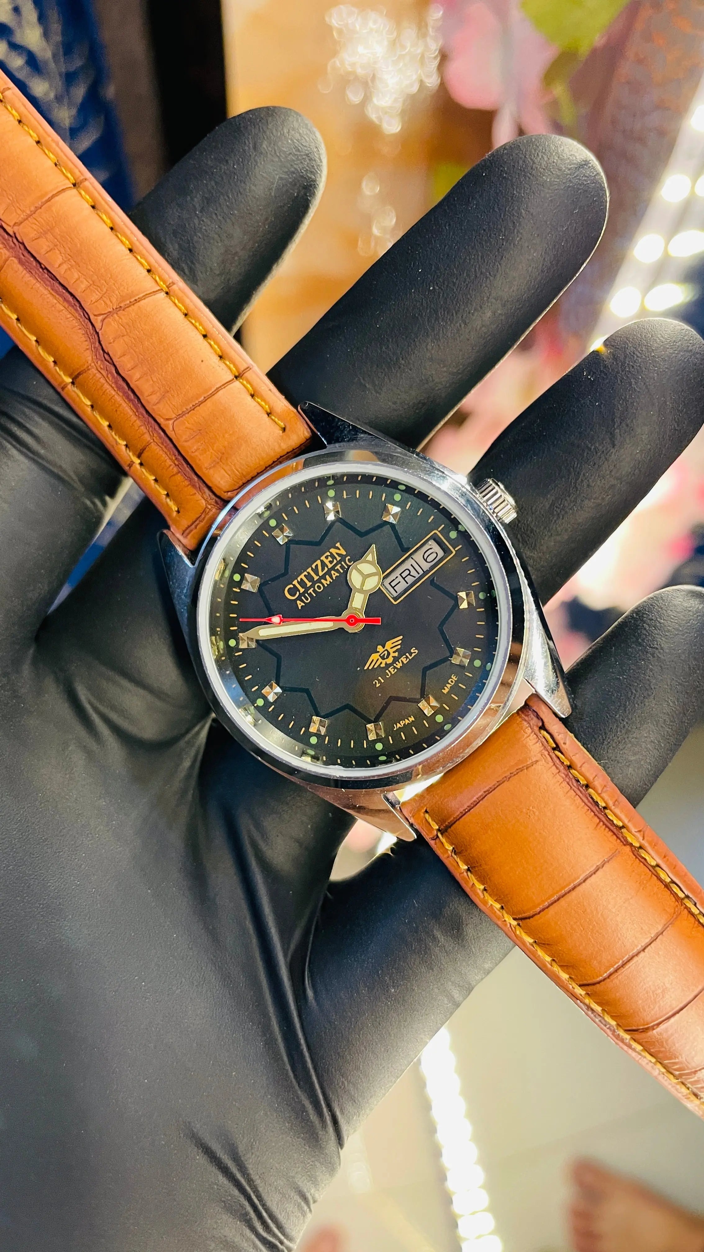 Citizen Automatic Vintage Watch – 8200 Movement | Refurbished Japan-Made Classic National Watches
