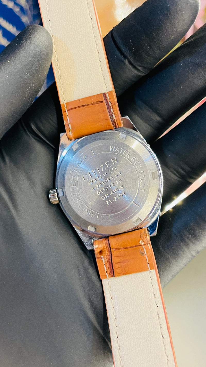 Citizen Automatic Vintage Watch – 8200 Movement | Refurbished Japan-Made Classic