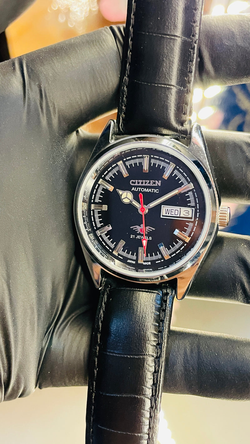 Citizen Automatic Vintage Watch – 8200 Movement | Refurbished Japan-Made Classic