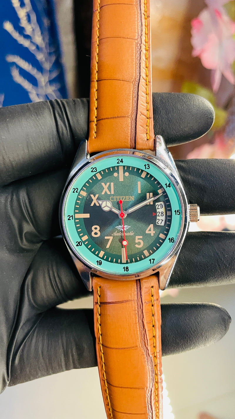 Citizen Automatic Vintage Watch – 8200 Movement | Refurbished Japan-Made Classic