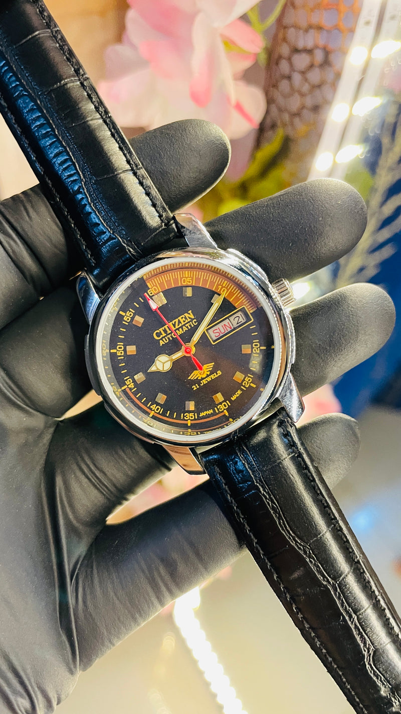 Citizen Automatic Vintage Watch – 8200 Movement | Refurbished Japan-Made Classic