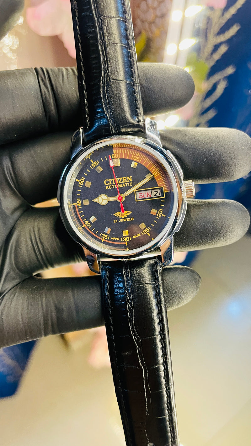 Citizen Automatic Vintage Watch – 8200 Movement | Refurbished Japan-Made Classic