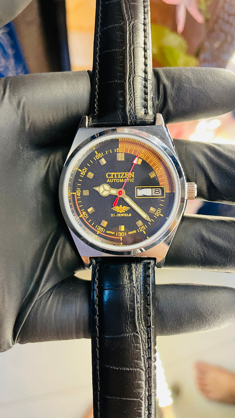 Citizen Automatic Vintage Watch – 8200 Movement | Refurbished Japan-Made Classic