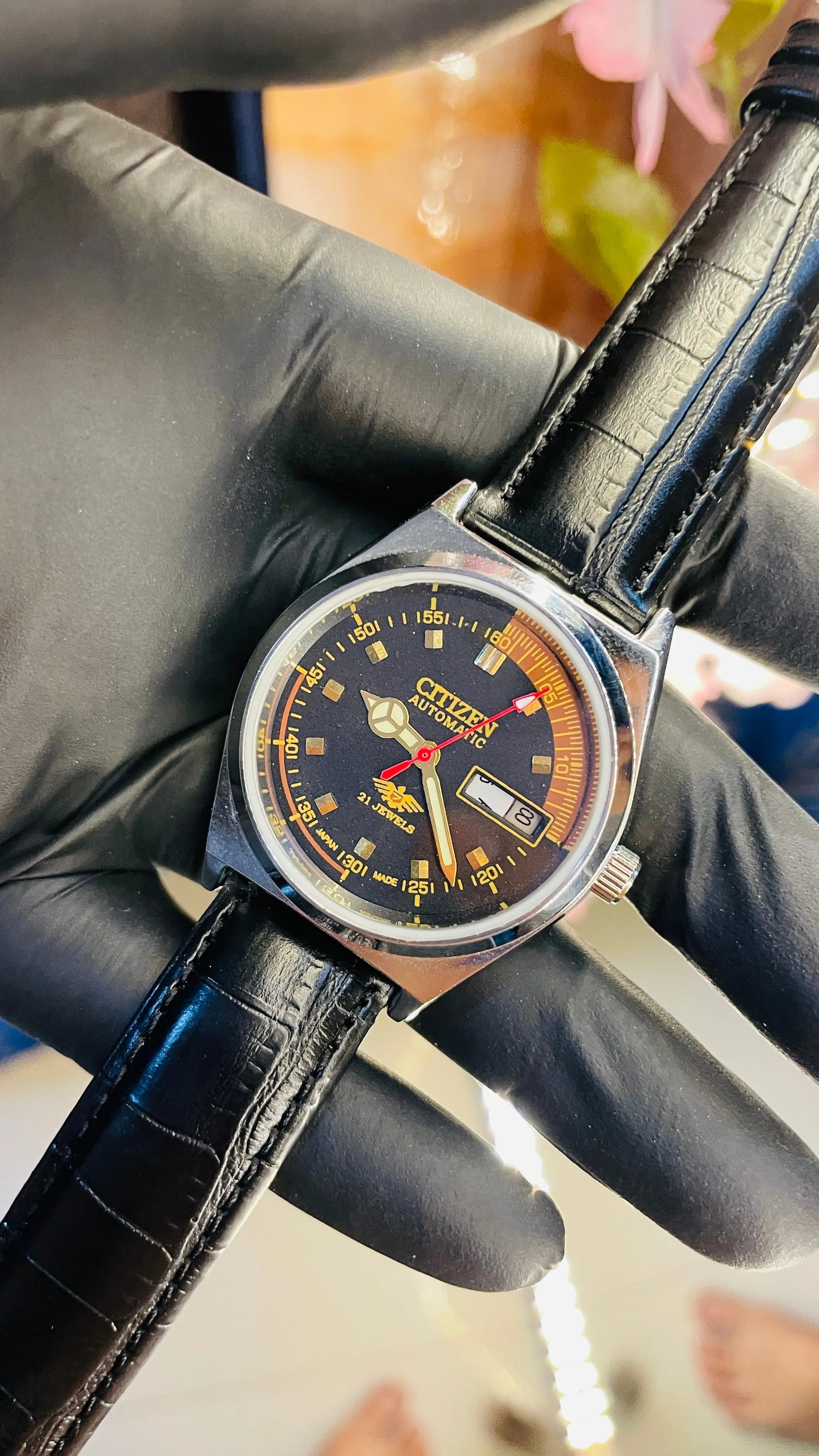 Citizen Automatic Vintage Watch – 8200 Movement | Refurbished Japan-Made Classic National Watches