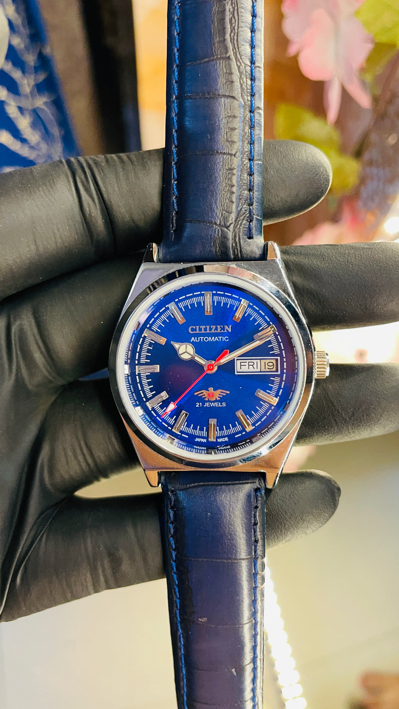 Citizen Automatic Vintage Watch – 8200 Movement | Refurbished Japan-Made Classic
