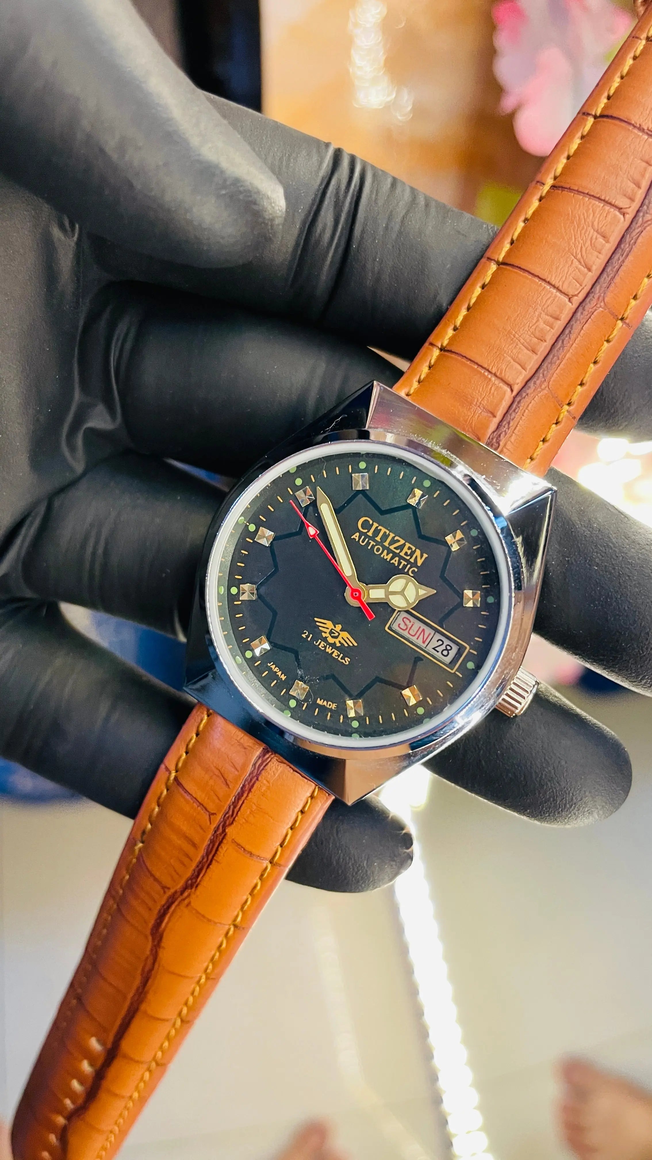 Citizen Automatic Vintage Watch – 8200 Movement | Refurbished Japan-Made Classic National Watches