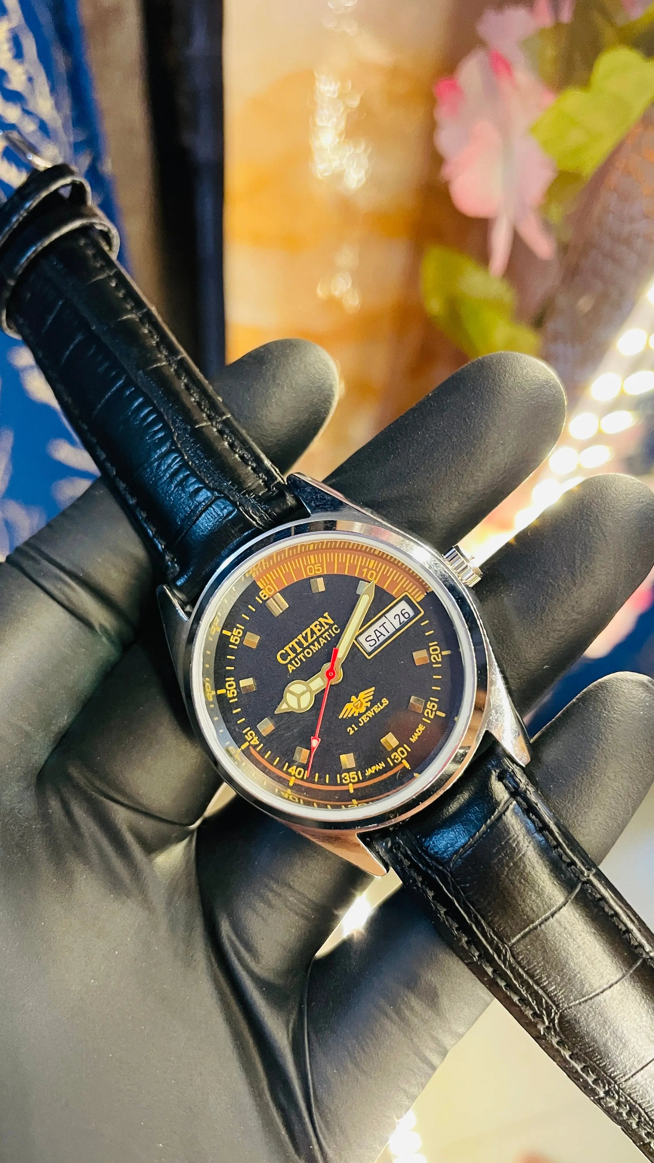 Citizen Automatic Vintage Watch – 8200 Movement | Refurbished Japan-Made Classic National Watches