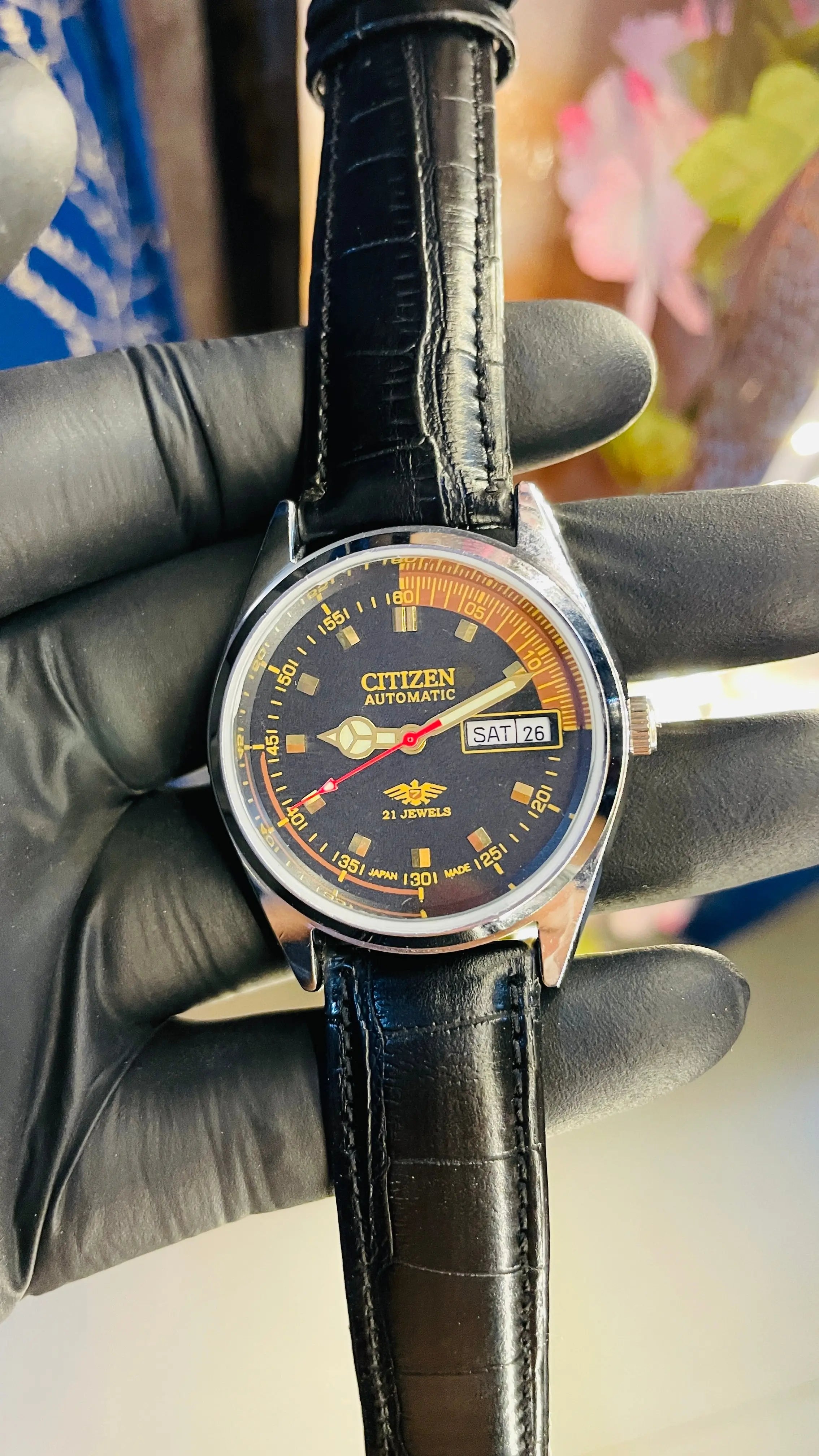 Citizen Automatic Vintage Watch – 8200 Movement | Refurbished Japan-Made Classic National Watches