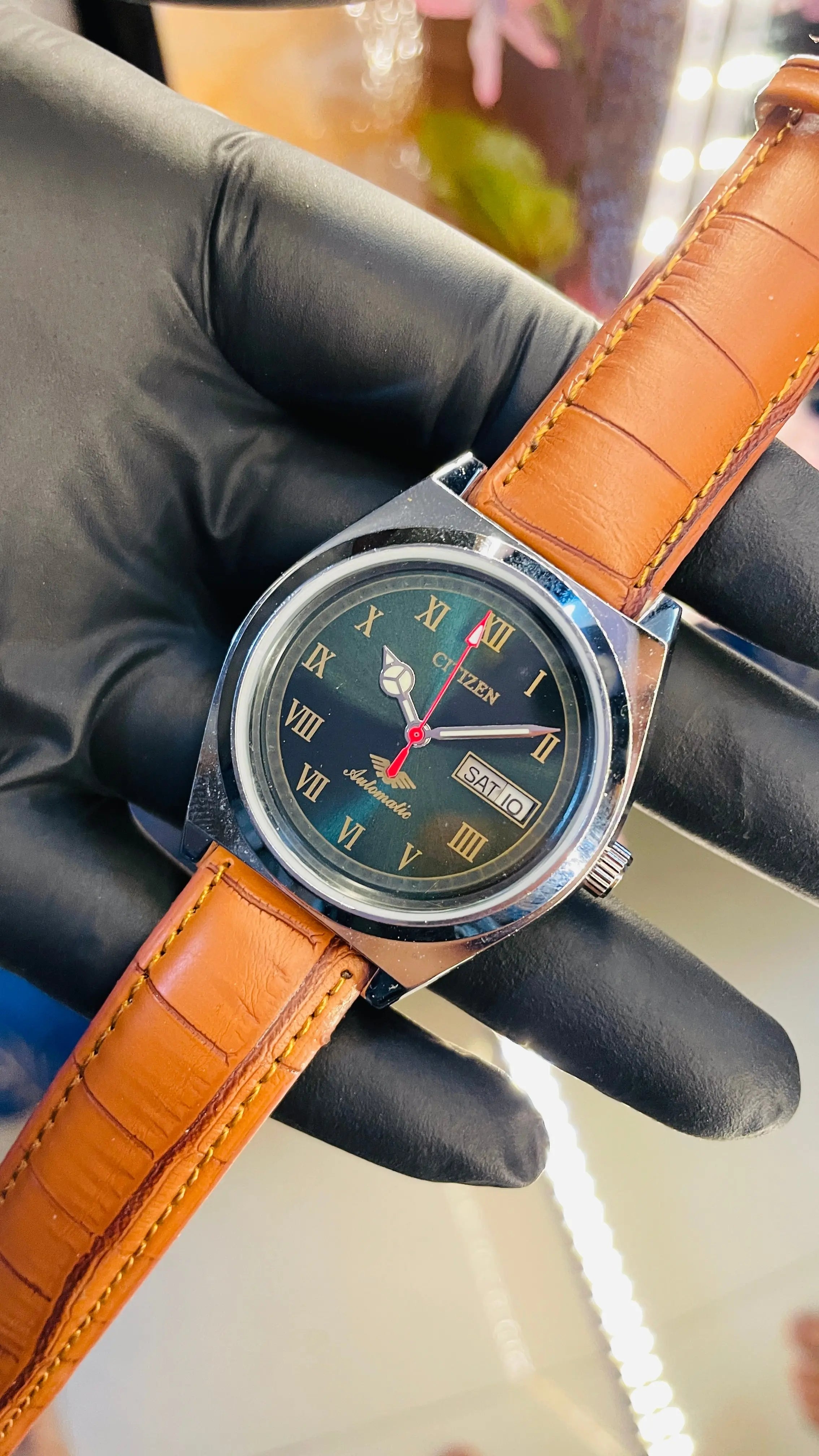 Citizen Automatic Vintage Watch – 8200 Movement | Refurbished Japan-Made Classic National Watches