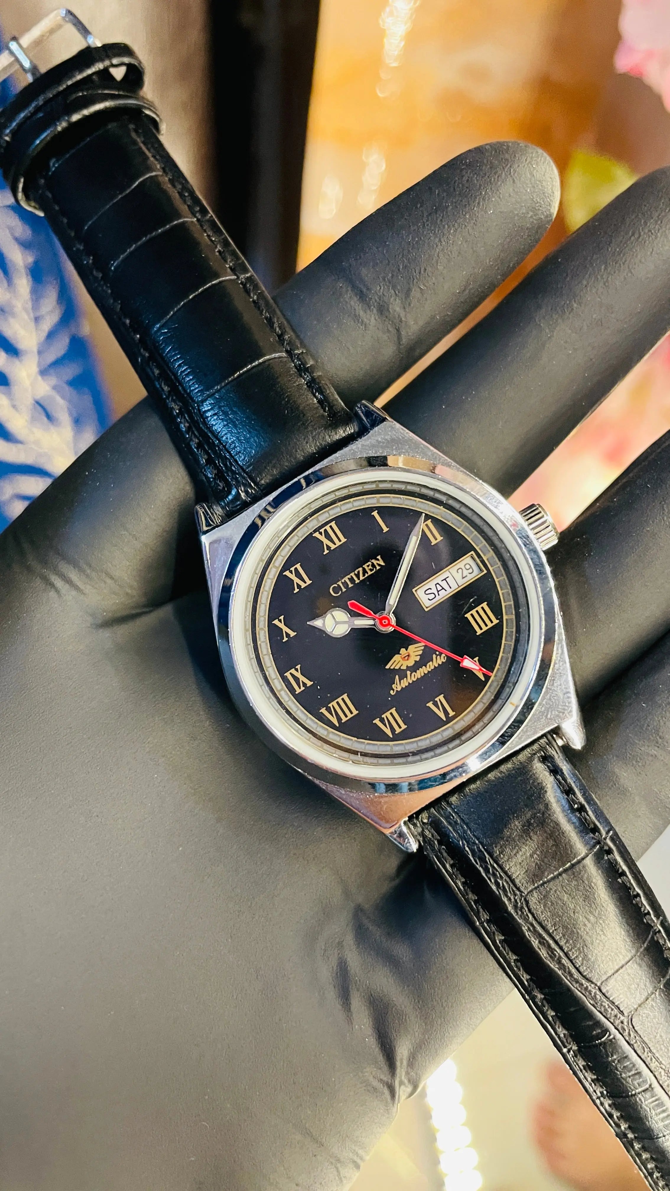 Citizen Automatic Vintage Watch – 8200 Movement | Refurbished Japan-Made Classic National Watches