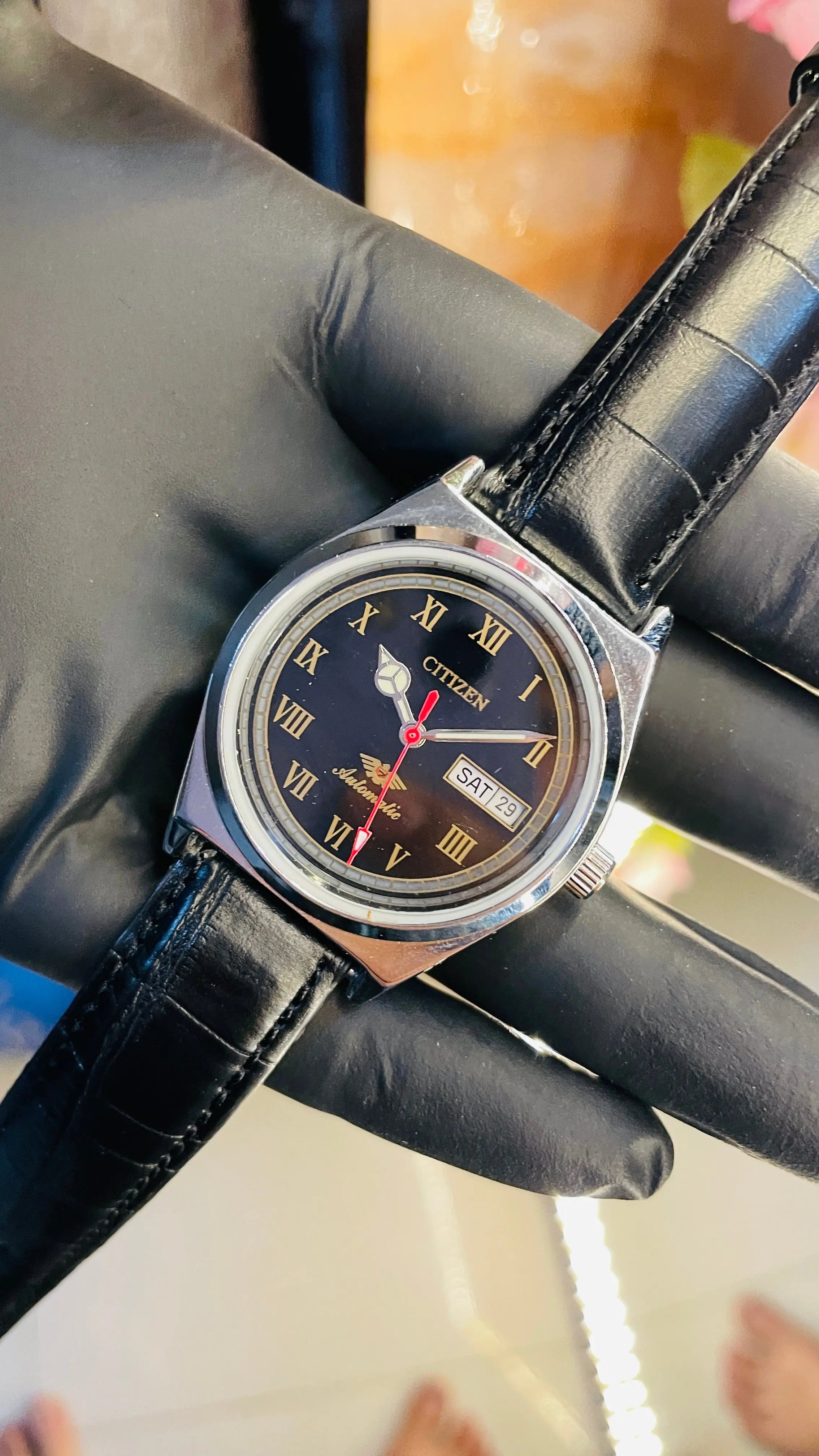 Citizen Automatic Vintage Watch – 8200 Movement | Refurbished Japan-Made Classic National Watches