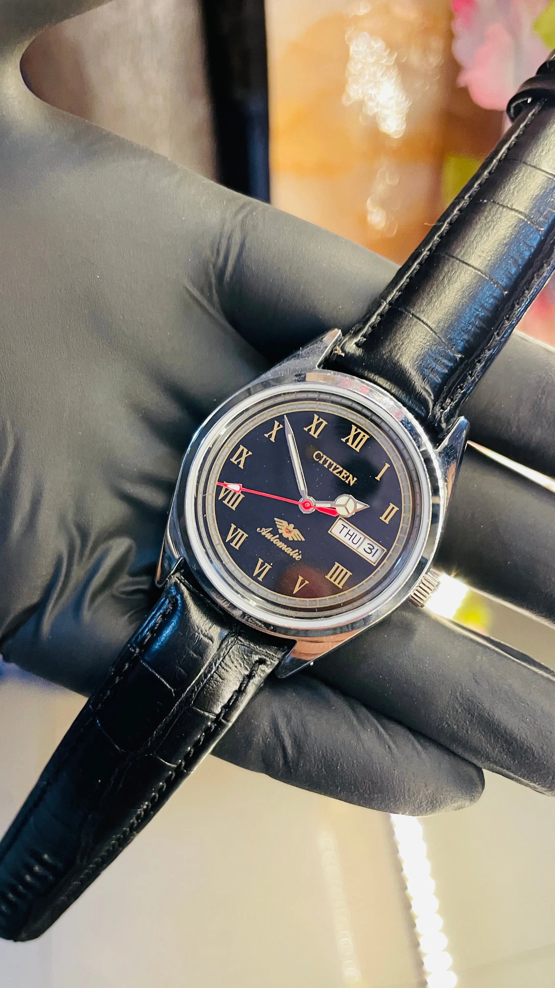Citizen Automatic Vintage Watch – 8200 Movement | Refurbished Japan-Made Classic National Watches
