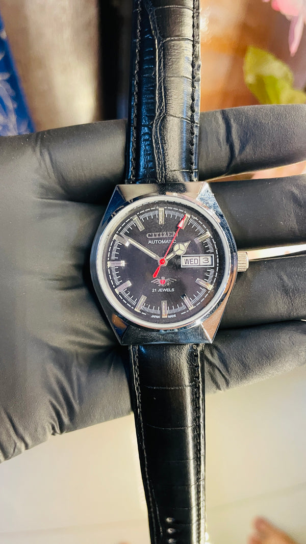 Citizen Automatic Vintage Watch – 8200 Movement | Refurbished Japan-Made Classic