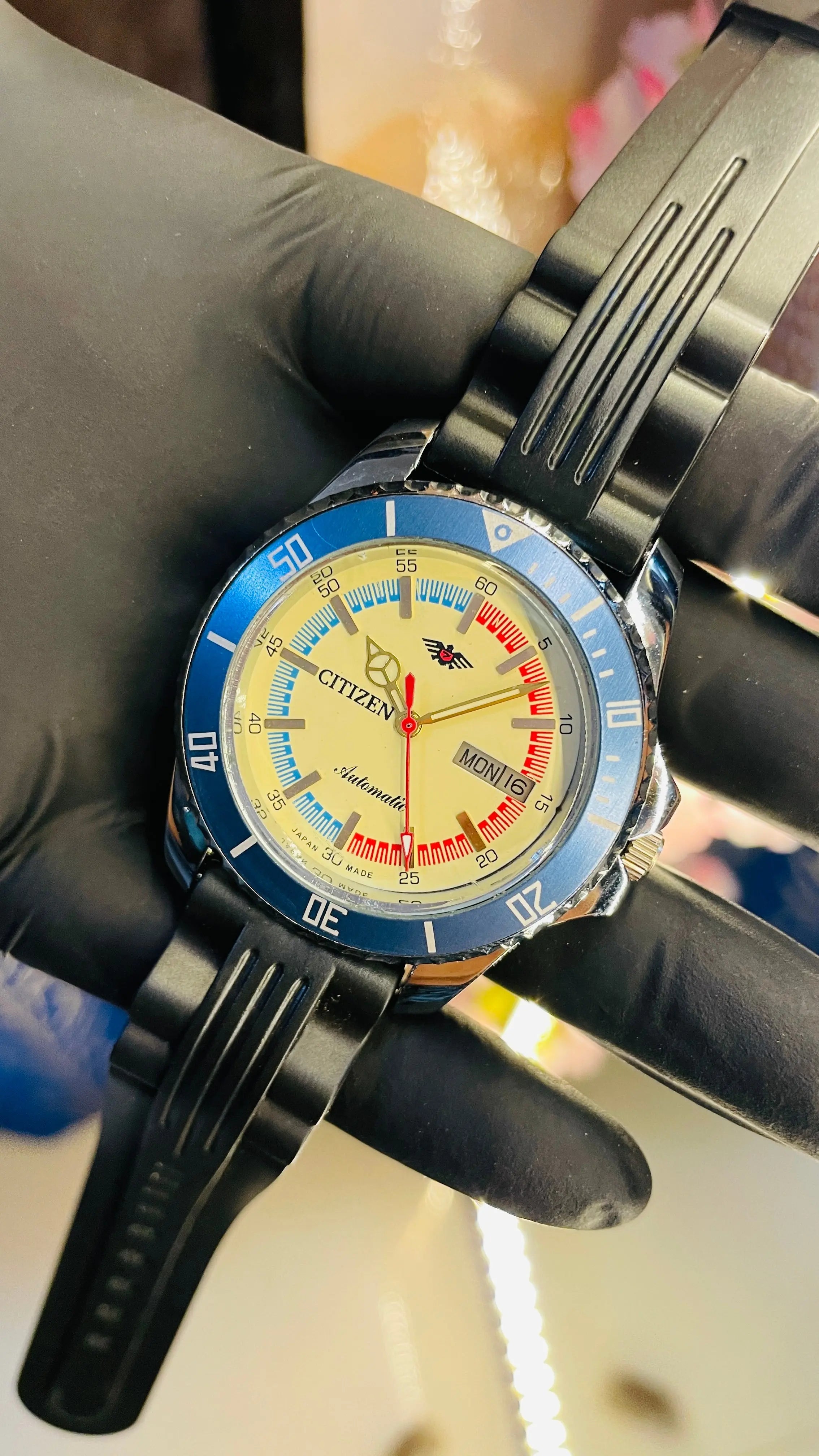 Citizen 8200 Sports Automatic Watch – Vintage Refurbished | Japan-Made Men’s Classic National Watches
