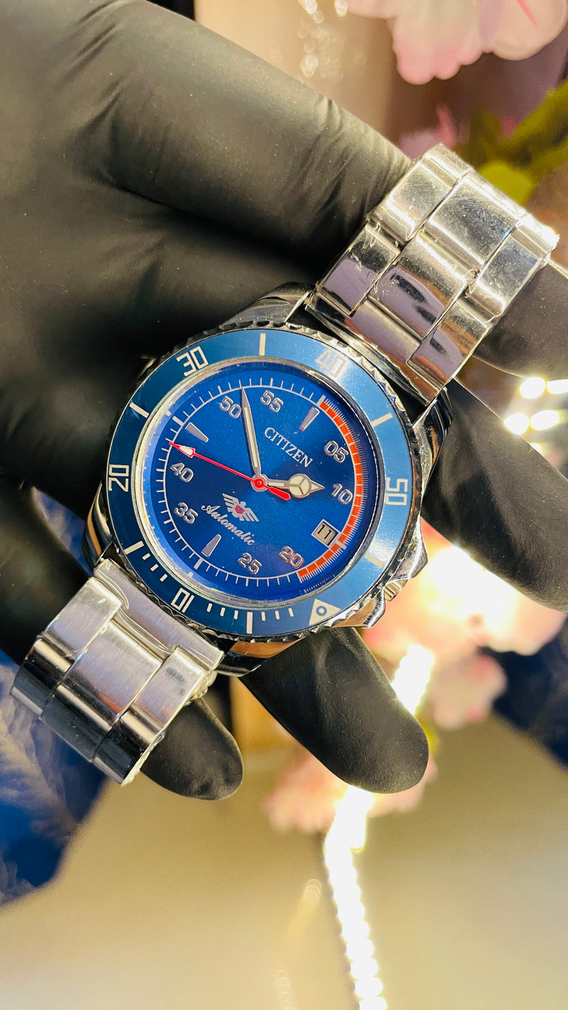 Citizen 8200 Sports Automatic Watch – Vintage Refurbished | Japan-Made Men’s Classic