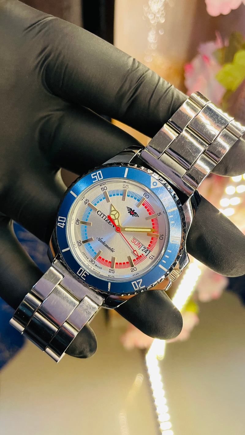 Citizen 8200 Sports Automatic Watch – Vintage Refurbished | Japan-Made Men’s Classic