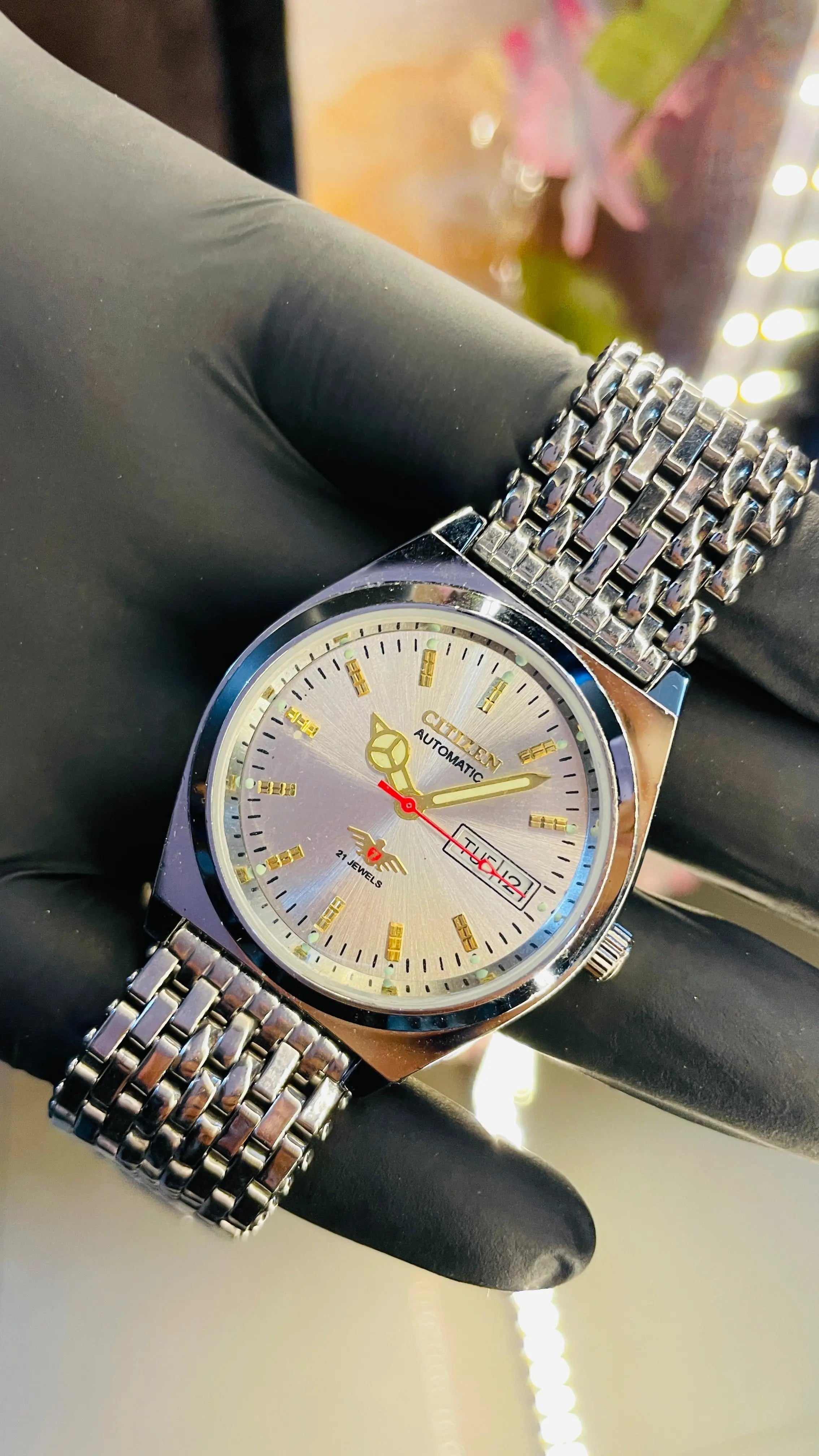 Citizen Automatic Vintage Watch – 8200 Movement | Refurbished Japan-Made Classic National Watches