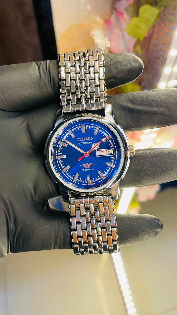 Citizen Automatic Vintage Watch – 8200 Movement | Refurbished Japan-Made Classic