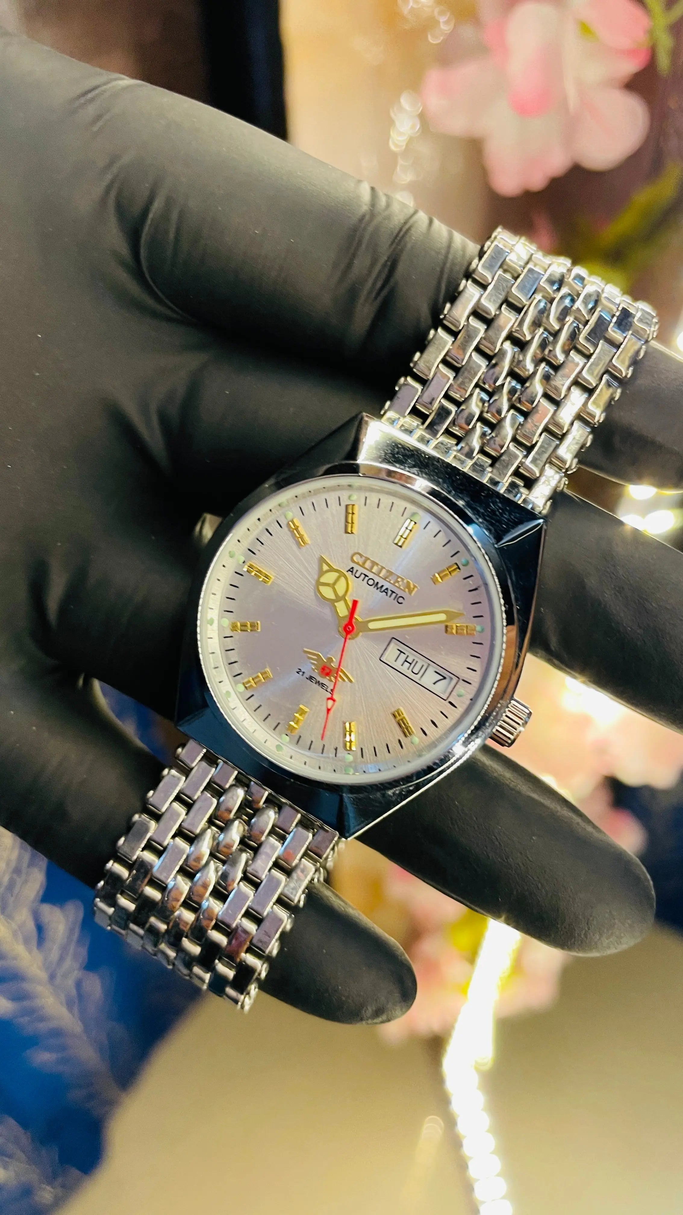 Citizen Automatic Vintage Watch – 8200 Movement | Refurbished Japan-Made Classic National Watches