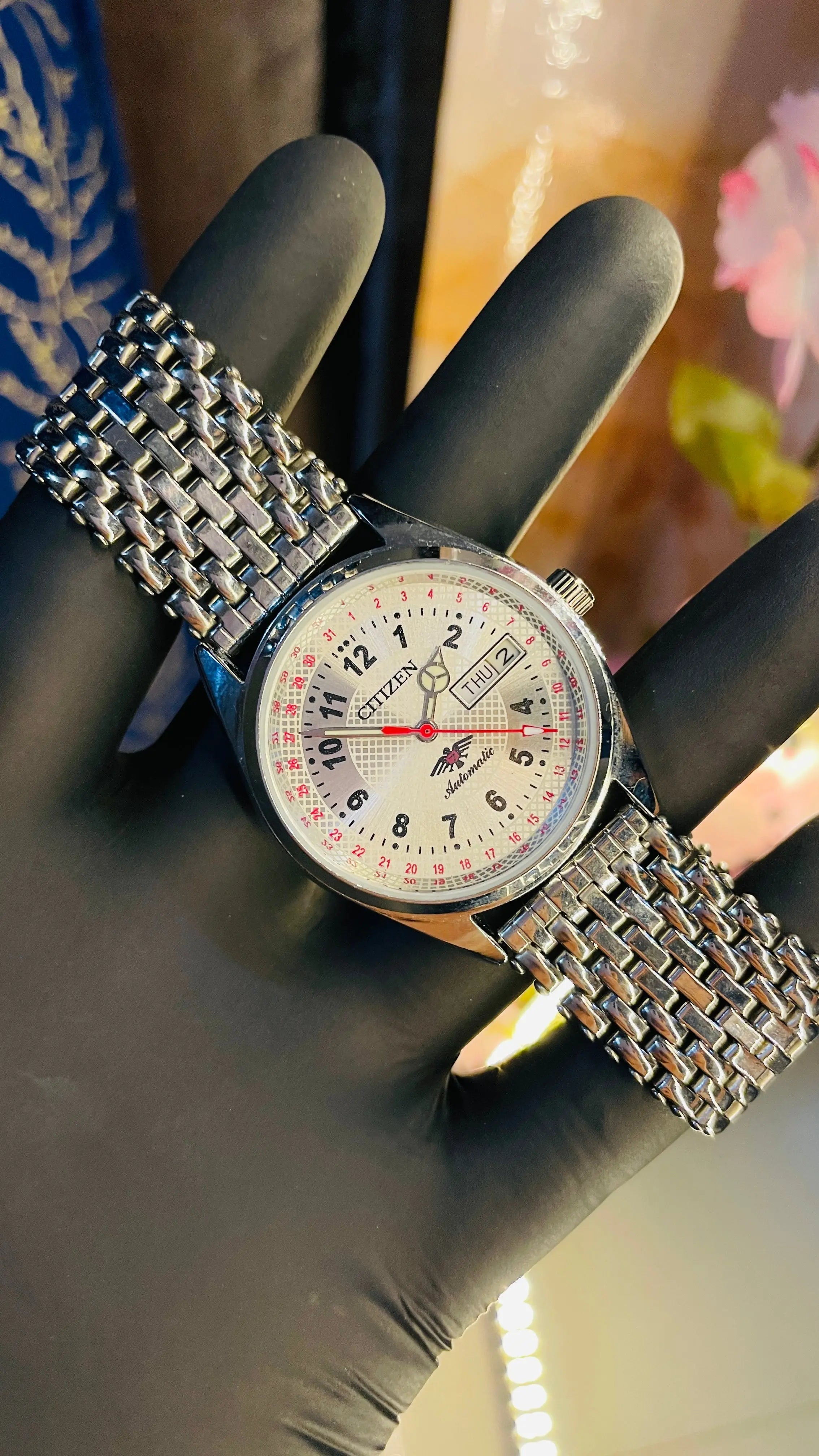 Citizen Automatic Vintage Watch – 8200 Movement | Refurbished Japan-Made Classic National Watches