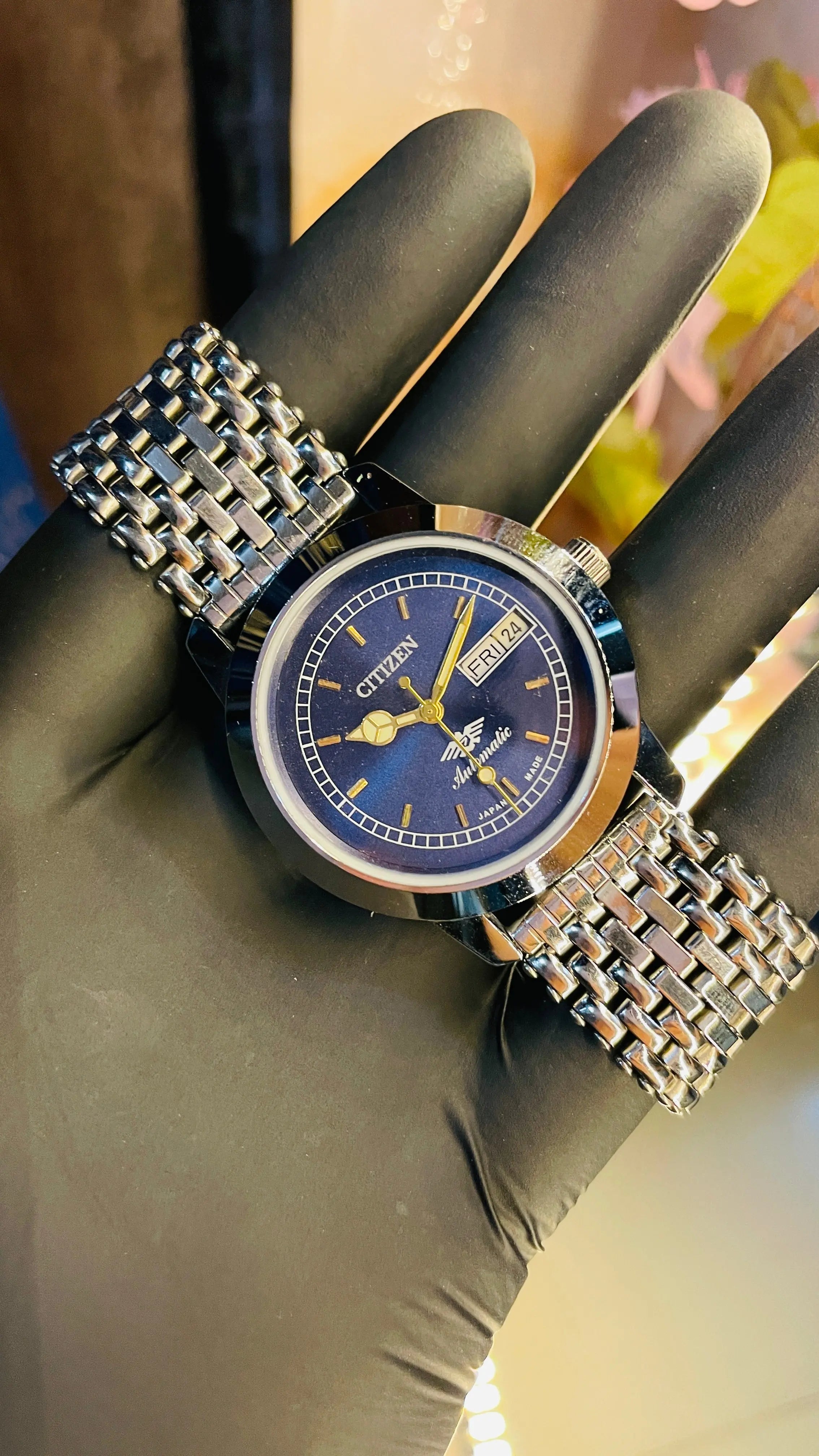 Citizen Automatic Vintage Watch – 8200 Movement | Refurbished Japan-Made Classic National Watches