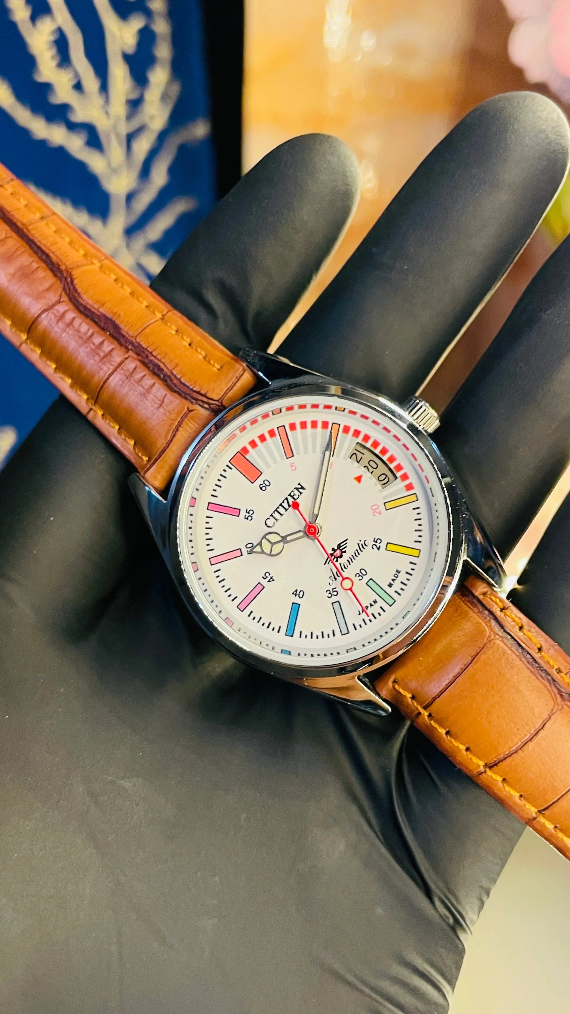 Citizen Automatic Vintage Watch – 8200 Movement | Refurbished Japan-Made Classic National Watches