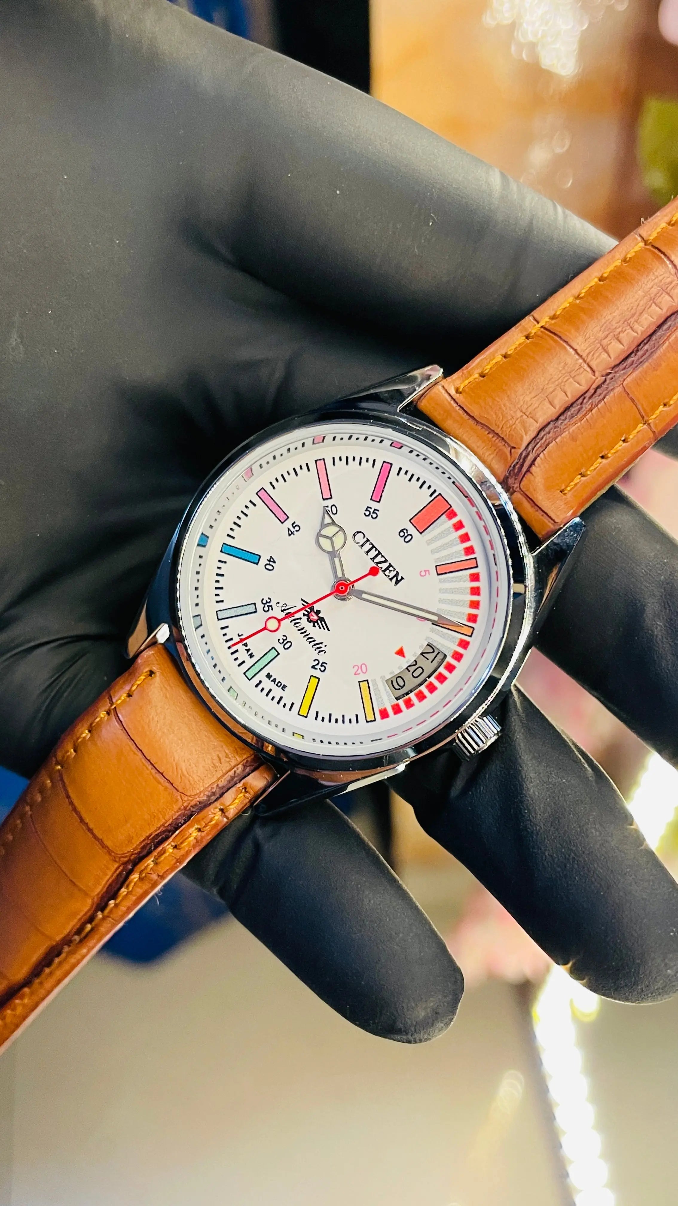 Citizen Automatic Vintage Watch – 8200 Movement | Refurbished Japan-Made Classic National Watches
