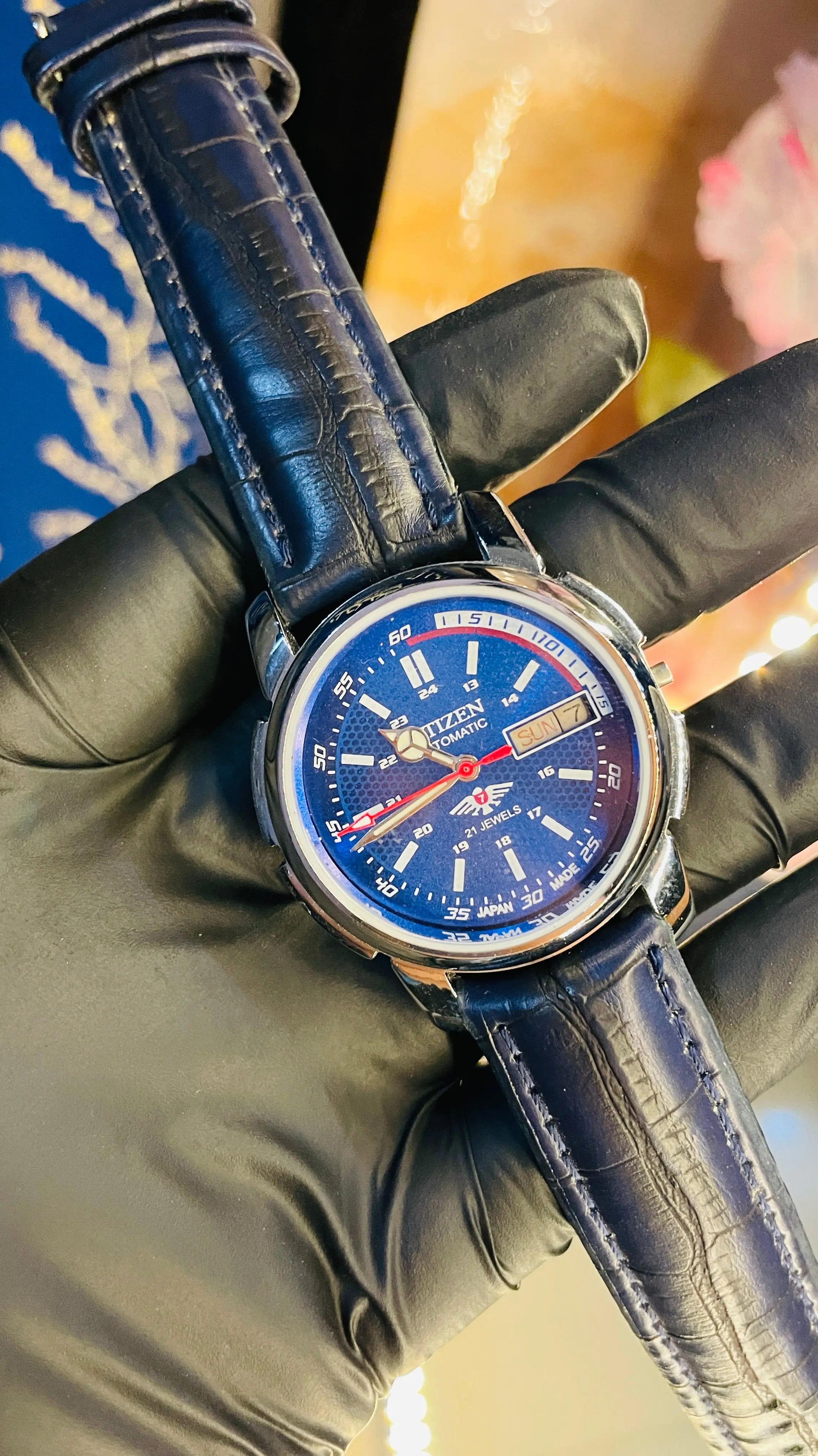 Citizen Automatic Vintage Watch – 8200 Movement | Refurbished Japan-Made Classic National Watches