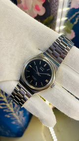 HMT Tariq Para Shock 17 Jewels Black Dial Mechanical Hand winding Men's Wrist Watch