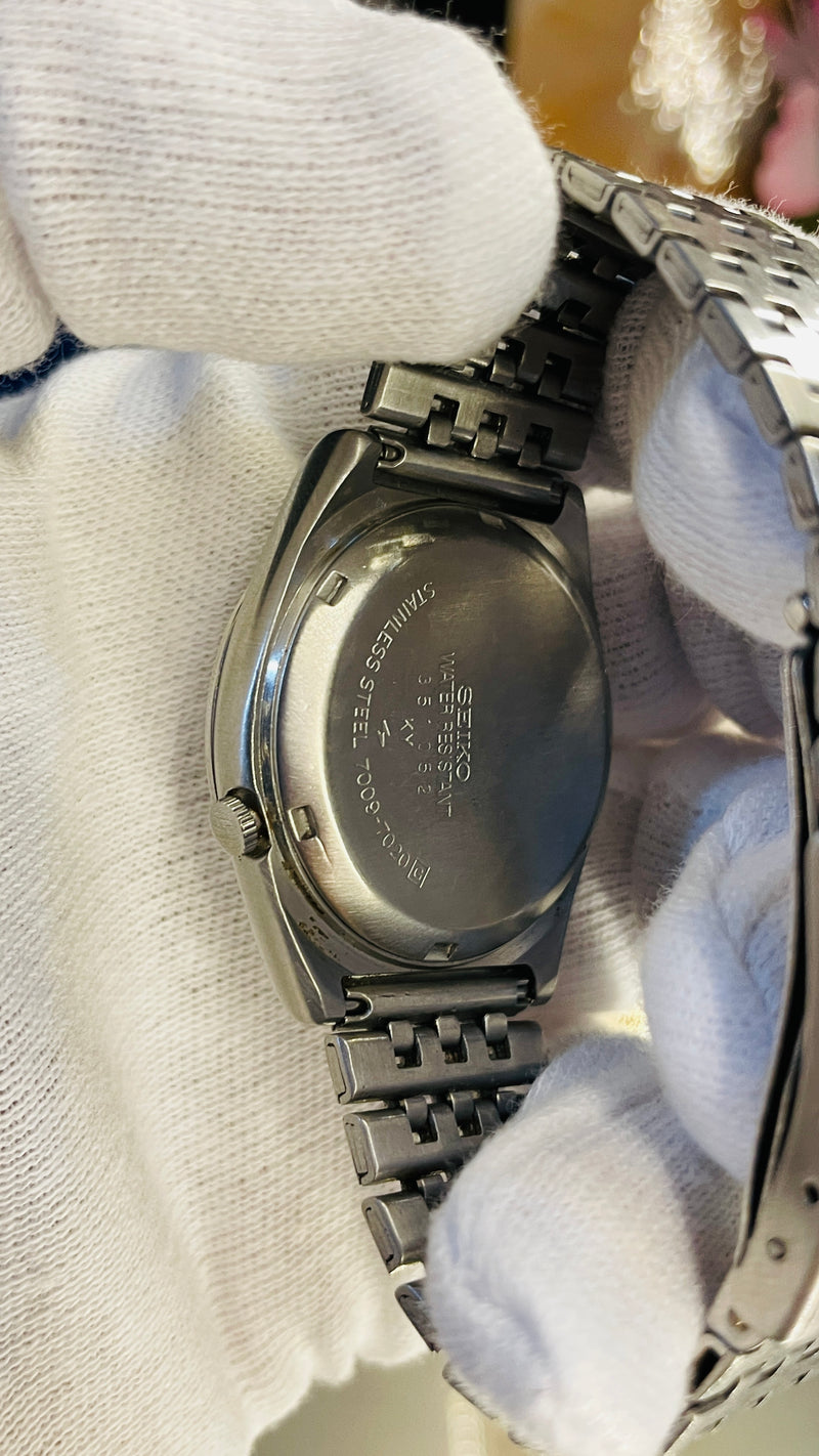 (Super Rare) 1983 Seiko 5 Automatic 7009 Vintage Watch (Pre Owned
