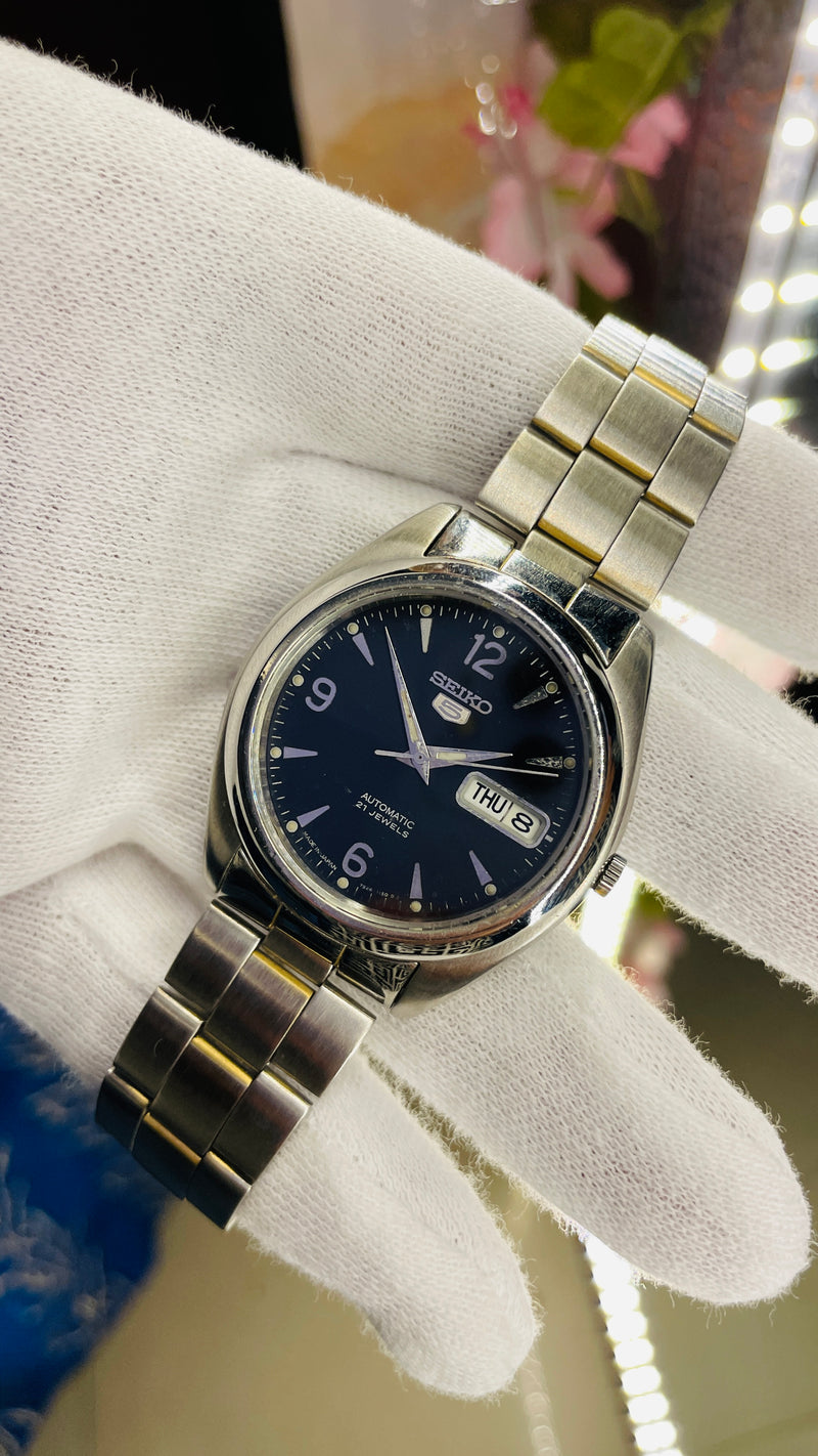 (Super Rare) 1983 Seiko 5 Automatic 7S26-0440 Skeleton Vintage Watch (Pre Owned