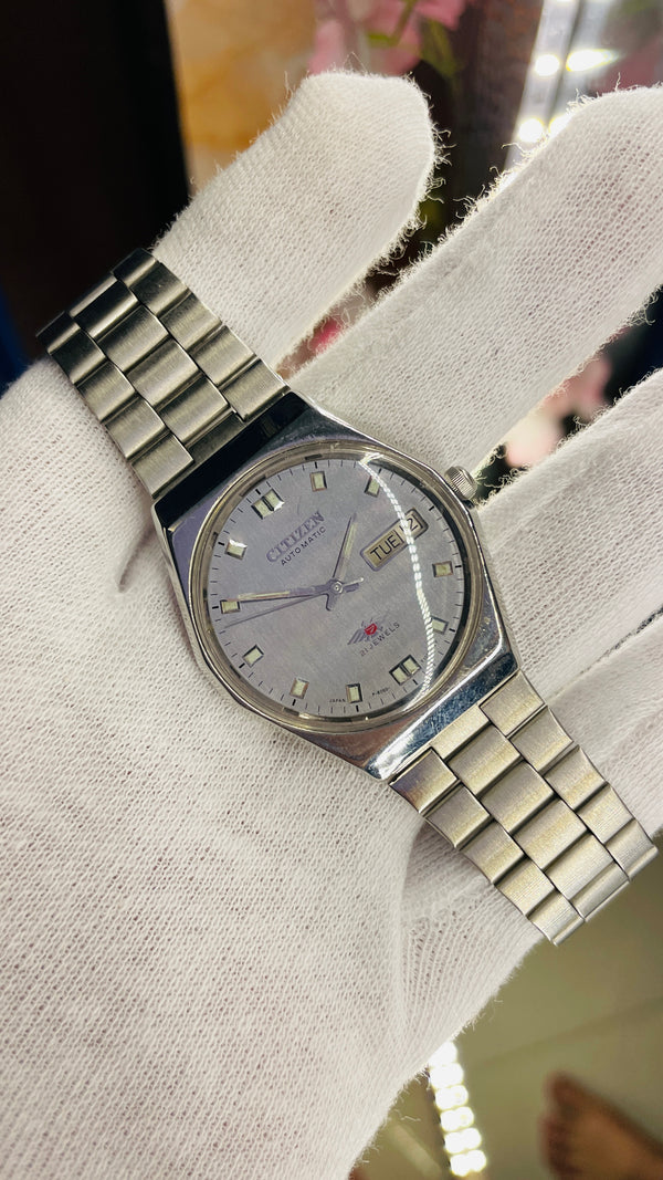 Citizen Eagle 7 White Dial - Automatic Vintage Watch (Pre Owned)