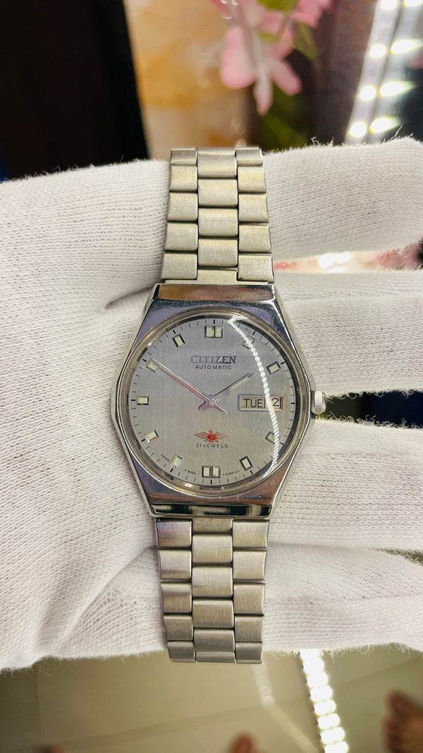 Citizen Eagle 7 White Dial - Automatic Vintage Watch (Pre Owned)